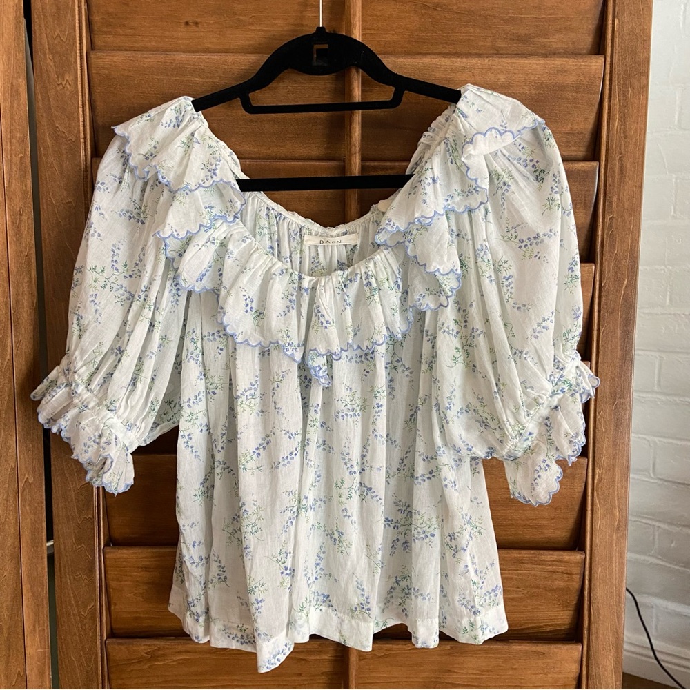 Doen Samara Top - Blanc Bluebell Ballard